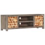 Mueble para TV de madera maciza reciclada gris 120x30x40 cm de vidaXL, Muebles TV - Ref: Foro24-282735, Precio: 243,86 €, Des...