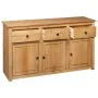 Massiver Kiefernholz-Sideboard im Panama-Stil, 135x40x80 cm. von vidaXL, Sideboards - Ref: Foro24-282703, Preis: 407,20 €, Ra...