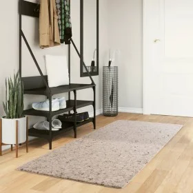 Moderner Langflor-Shaggy-Teppich PAMPLONA beige 80x200 cm von , Teppiche - Ref: Foro24-375208, Preis: 34,06 €, Rabatt: %