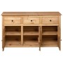 Aparador de madera maciza de pino estilo Panamá 135x40x80 cm by vidaXL, Sideboards - Ref: Foro24-282703, Price: 393,84 €, Dis...