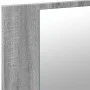 Gray acrylic bathroom mirror cabinet with LED light 80x12x45 cm by , bathroom vanities - Ref: Foro24-834952, Price: 55,51 €, ...
