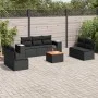 8-piece garden sofa set and black synthetic rattan cushions by , Garden sets - Ref: Foro24-3225397, Price: 516,04 €, Discount: %