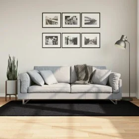 PAMPLONA moderner Langflor-Shaggy-Teppich Schwarz 100x200 cm von , Teppiche - Ref: Foro24-375276, Preis: 34,36 €, Rabatt: %