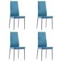 5-Piece Blue Dining Table and Chairs Set by vidaXL, Furniture sets for kitchens and dining rooms - Ref: Foro24-281703, Price:...
