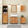 Badezimmerschrank aus massivem Akazienholz, 38 x 33 x 58 cm von , Badezimmerwaschtische - Ref: Foro24-356876, Preis: 69,88 €,...