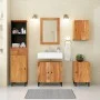 Badezimmerschrank aus massivem Akazienholz, 38 x 33 x 58 cm von , Badezimmerwaschtische - Ref: Foro24-356876, Preis: 68,96 €,...