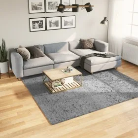 PAMPLONA modern long pile shaggy rug gray 240x240 cm by , Rugs - Ref: Foro24-375262, Price: 123,66 €, Discount: %