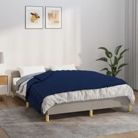 Weighted blanket blue fabric 122x183 cm 9 kg by , Blankets - Ref: Foro24-3154794, Price: 61,92 €, Discount: %
