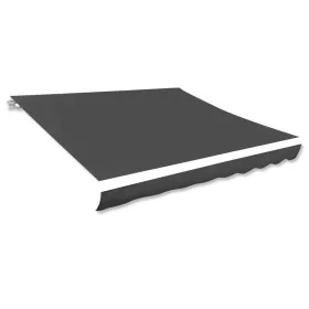 White anthracite gray canvas awning 450x300 cm by , Awnings - Ref: Foro24-143711, Price: 60,89 €, Discount: %
