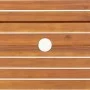 Folding garden table solid acacia wood Ø 90x75 cm by , Garden tables - Ref: Foro24-319670, Price: 103,83 €, Discount: %