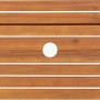 Folding garden table solid acacia wood Ø 90x75 cm by , Garden tables - Ref: Foro24-319670, Price: 139,53 €, Discount: %