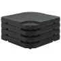 Sombrilla de jardín con base portátil gris antracita de vidaXL, Sombrillas - Ref: Foro24-276346, Precio: 575,88 €, Descuento: %