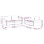 2-teilige Sofagarnitur aus Cappuccino-Kunstleder mit Kissen von , Sofas - Ref: Foro24-3202154, Preis: 442,24 €, Rabatt: %