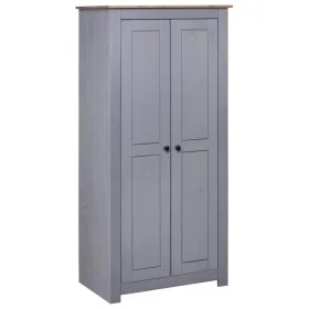 Armario madera maciza pino gris Panamá Range 80x50x171,5 cm de vidaXL, Armarios roperos - Ref: Foro24-282665, Precio: 381,36 ...