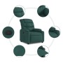 Sillón reclinable de tela verde oscuro de , Sillones - Ref: Foro24-374153, Precio: 207,84 €, Descuento: %