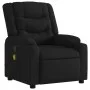 Sillón reclinable de masaje de tela negro de , Sillones - Ref: Foro24-374132, Precio: 263,54 €, Descuento: %