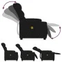 Sillón reclinable de masaje de tela negro de , Sillones - Ref: Foro24-374132, Precio: 263,54 €, Descuento: %