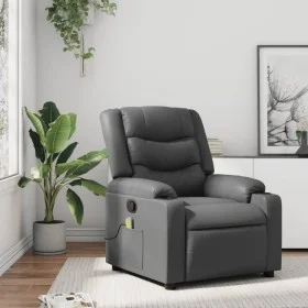 Liegender Massagesessel aus grauem Kunstleder von , Sessel - Ref: Foro24-374126, Preis: 230,61 €, Rabatt: %