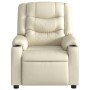 Cremefarbener Massagesessel aus Kunstleder von , Sessel - Ref: Foro24-374124, Preis: 260,13 €, Rabatt: %