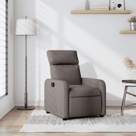 Taupe Gray Fabric Recliner by , Armchairs - Ref: Foro24-374172, Price: 172,47 €, Discount: %