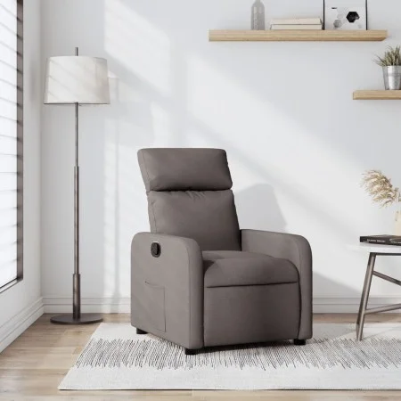Taupe Gray Fabric Recliner by , Armchairs - Ref: Foro24-374172, Price: 158,84 €, Discount: %