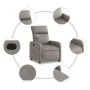 Taupe Gray Fabric Recliner by , Armchairs - Ref: Foro24-374172, Price: 158,84 €, Discount: %