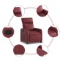 Red Faux Leather Recliner by , Armchairs - Ref: Foro24-374187, Price: 196,55 €, Discount: %