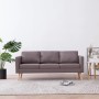3 seater taupe fabric sofa by vidaXL, Sofas - Ref: Foro24-281366, Price: 313,28 €, Discount: %