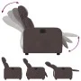 Dark Brown Fabric Recliner by , Armchairs - Ref: Foro24-374170, Price: 170,56 €, Discount: %