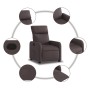 Dunkelbrauner Stoffsessel von , Sessel - Ref: Foro24-374170, Preis: 172,90 €, Rabatt: %