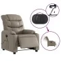 Sillón reclinable de masaje eléctrico cuero sintético capuchino de , Sillones - Ref: Foro24-3206598, Precio: 278,28 €, Descue...