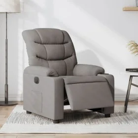 Taupe gray fabric electric recliner by , Armchairs - Ref: Foro24-3206634, Price: 252,02 €, Discount: %