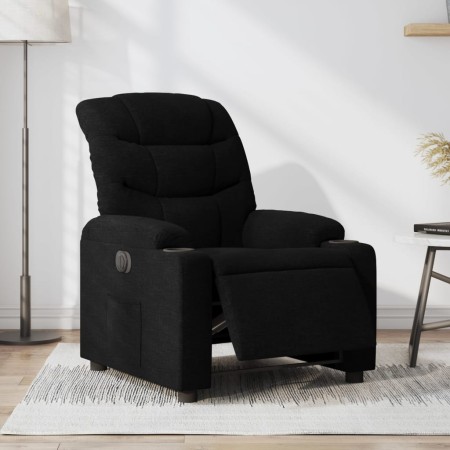 Black Fabric Power Recliner by , Armchairs - Ref: Foro24-3206629, Price: 252,18 €, Discount: %