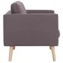 3 seater taupe fabric sofa by vidaXL, Sofas - Ref: Foro24-281366, Price: 306,78 €, Discount: %