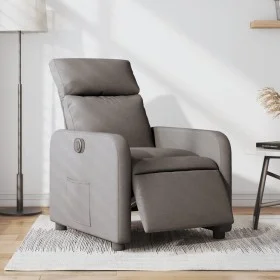 Sillón reclinable eléctrico tela gris taupé de , Sillones - Ref: Foro24-3206688, Precio: 209,73 €, Descuento: %
