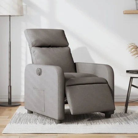 Sillón reclinable eléctrico tela gris taupé de , Sillones - Ref: Foro24-3206688, Precio: 209,71 €, Descuento: %
