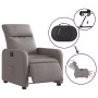 Sillón reclinable eléctrico tela gris taupé de , Sillones - Ref: Foro24-3206688, Precio: 209,71 €, Descuento: %