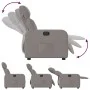 Sillón reclinable eléctrico tela gris taupé de , Sillones - Ref: Foro24-3206688, Precio: 209,71 €, Descuento: %