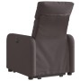 Hochklappbarer Liegesessel aus dunkelbraunem Stoff von , Sessel - Ref: Foro24-3206704, Preis: 241,87 €, Rabatt: %