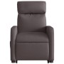 Hochklappbarer Liegesessel aus dunkelbraunem Stoff von , Sessel - Ref: Foro24-3206704, Preis: 241,87 €, Rabatt: %