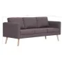 3-Sitzer-Sofa aus taupefarbenem Stoff von vidaXL, Sofas - Ref: Foro24-281366, Preis: 306,78 €, Rabatt: %
