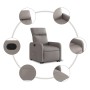 Hebbarer Liegesessel aus taupegrauem Stoff von , Sessel - Ref: Foro24-3206706, Preis: 240,23 €, Rabatt: %