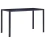 7-teiliger Esstisch und Stühle Set blau von vidaXL, Möbelsets für Küchen und Esszimmer - Ref: Foro24-281704, Preis: 247,23 €,...