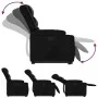 Sillón reclinable elevable cuero artificial negro de , Sillones - Ref: Foro24-3206551, Precio: 331,72 €, Descuento: %