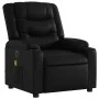 Sillón de masaje reclinable eléctrico cuero sintético negro de , Sillones - Ref: Foro24-3206547, Precio: 286,02 €, Descuento: %