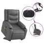 Sillón reclinable de masaje de pie cuero artificial gris de , Sillones - Ref: Foro24-3206558, Precio: 314,83 €, Descuento: %