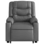 Sillón reclinable de masaje de pie cuero artificial gris de , Sillones - Ref: Foro24-3206558, Precio: 314,83 €, Descuento: %