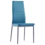 7-teiliger Esstisch und Stühle Set blau von vidaXL, Möbelsets für Küchen und Esszimmer - Ref: Foro24-281704, Preis: 247,23 €,...