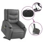 Gray synthetic leather electric lift massage chair by , Armchairs - Ref: Foro24-3206566, Price: 344,74 €, Discount: %