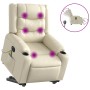 Sillón de masaje elevable eléctrico cuero sintético crema | Foro24.es | Tu tienda online para hogar, jardín y más Foro24.es